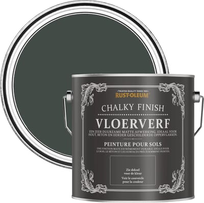 Rust-Oleum Zwart Vloerverf - Avonddiner 2,5L