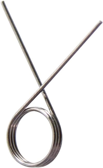 Dailygoods- Versnellingspookveer Roestvrij Staal - Mini Versnellingspook - Compatibel met 1 Serie/2 Serie/X1/X3 - Voetlengte 12mm - Cirkel Diameter 6mm - Gewicht 10g