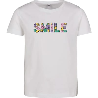 Kinder-T-shirt Mister Tee Colorful Smile Short Sleeve