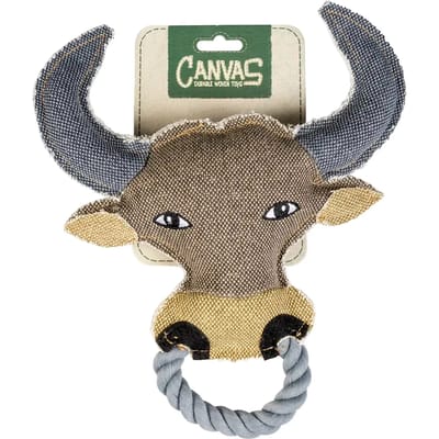 Duvoplus - Speelgoed Voor Dieren - Hond - Canvas Stier 26x27cm - 1st
