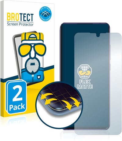BROTECT - Screenprotector voor Xiaomi Mi Note 10 Lite - Folie Beschermfolie matte volledig dekking 2 Stuks