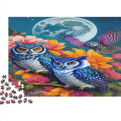Houten Puzzel - Legpuzzel Dieren - Ontspanning Thuis - Unieke Vormen - 75 x 50 cm - Multicolor