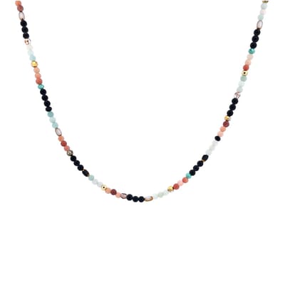 IbizaMen - heren - ketting - edelsteen - gekleurd - amazoniet - aventurijn - 4mm - 50cm