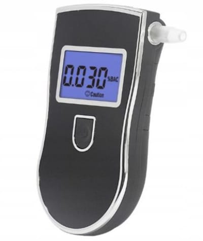 Digitale Alcoholtester - Zenwire - Alcoholtesters AT-818 - Blaastest - Alcoholmeter voor Persoonlijk Gebruik - Compact, Draagbaar en Ideaal voor Directe Alcoholmeting - 5x mondstukken - Zaak Alcoholmeter -
