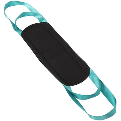 Sling de transfert pour soins infirmiers Sécurité des personnes âgées Aide à la levée Assistance au lit Sling de transfert de patient black