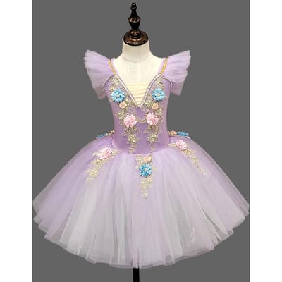 Jupe de Ballet pour Enfants, Jupe de Danse pour Filles, Vêtements de Performance de Ballet pour Enfants, Jupe de Danse pour Enfants, Vêtements de Groupe de Spectacle sur Scène 140