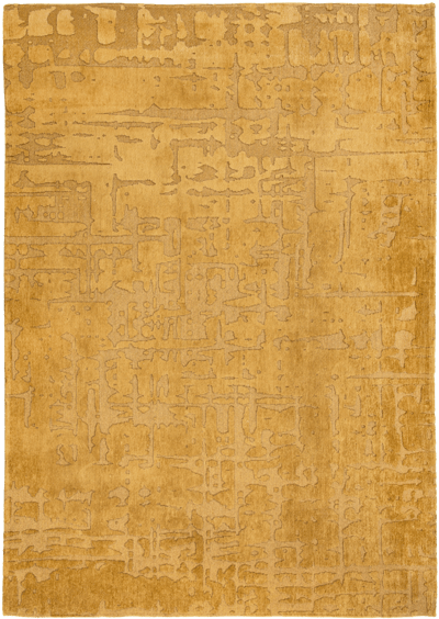 Wasbaar Binnen & Buiten Vloerkleed - 170 x 240 cm - Louis De Poortere Baobab Madagascar Gold - Laagpolig Tapijt - Gerecycled PET - Made in Belgium - Circulair