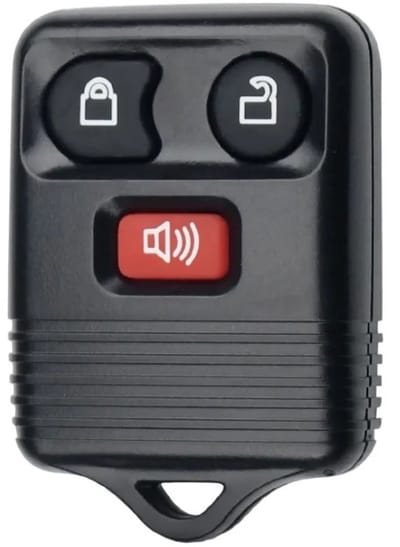 XEOD Autosleutelbehuizing - sleutelbehuizing auto - sleutel - Autosleutel - Afstandsbediening / Geschikt voor: Ford 3 knops sleutel