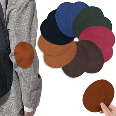 Strijkpatches Set - Reparatieset Kleding - Kleding Repareren - Zelfklevend en Strijkbaar - 11 x 14 cm - Meerkleurig