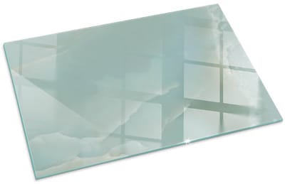 Tulup Kachel Vloerplaat - Fijn marmerpatroon Vloerplaat Voor Kachel - 100 cm x 70 cm - Turkoois Onderplaat Kachel - Rechthoek Kachel Vloerplaat - Plaat Onder Houtkachel - Vloerplaat Openhaard - Plaat Voor Onder Houtkachel