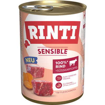 Rinti Sensible 6x400g - Rundvlees & zoete aardappel