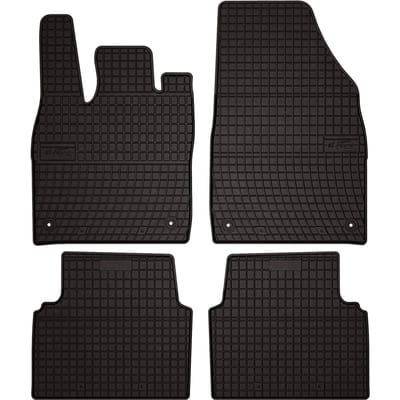 Wielganizator SolidPRO Serie - Rubber Autovloermatten - Volkswagen ID.3 - Zwarte Bescherming - Op Maat