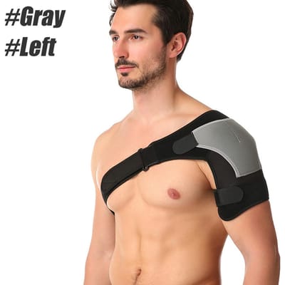 Schouderbrace Ondersteuning en compressie voor rotator cuff scheuren Mouw voor schouderstabiliteit en herstel beige