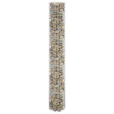 vidaXL - Gabion - paal - rond - Ø30x200 - cm - gegalvaniseerd - staal