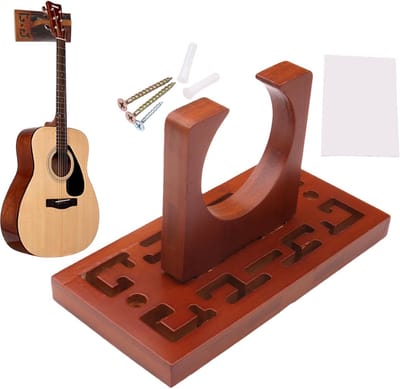 Gitaar Wandhanger - Muziekinstrument Ophangsysteem - Instrumenten Presenteren - Hoge Kwaliteit Hout - 14.8 x 9.7 x 7.3 cm