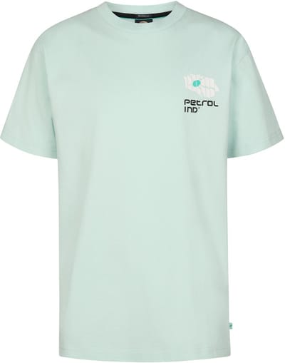 Petrol Industries - Jongens T-shirt met grafische rugprint Aguila - Groen - Maat 116