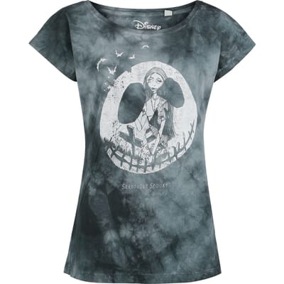 The Nightmare Before Christmas - Disney T-shirt - Seriously Spooky T-shirt Vrouwen - S tot XL - voor Vrouwen - grijs