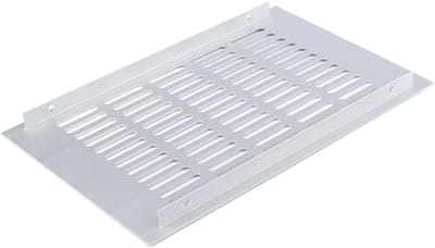 Ventilatierooster Kast - Luchtrooster Afdekking - Kast Ventileren - Lamellenontwerp - 200x400mm - Wit