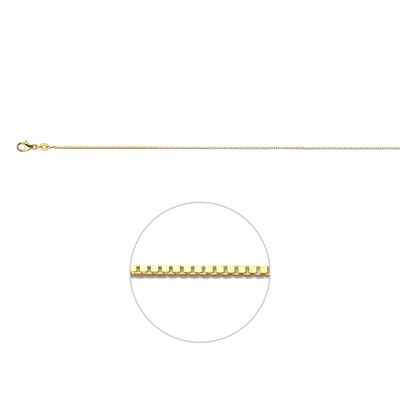 The Jewelry Collection 9 Krt. Ketting Venetiaans 0,9 mm - 9 Karaats Geel