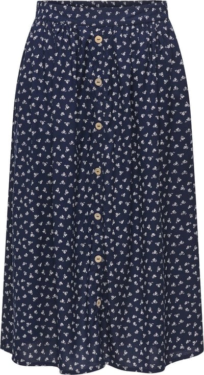 ONLY - ONLMILANO AOP LIFE BUTTON LONG SKIRT WVN - Meisjes - Rokken