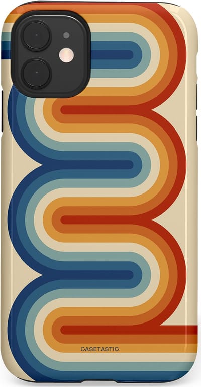 Casetastic Hoesje Geschikt voor Apple iPhone 11 - Stijlvolle Beschermende Duo-layer Case - Vintage Boog