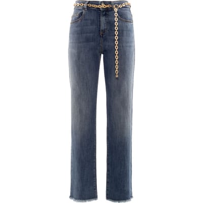 jeans vrouw blauw
