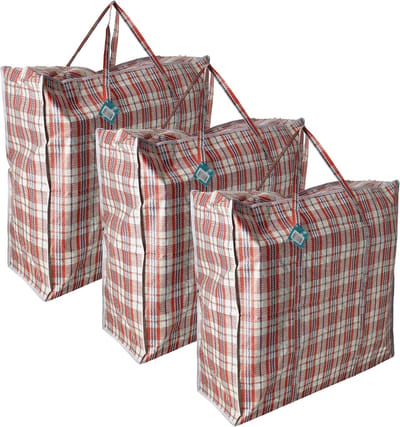 Opbergtassen 120L met Rits – 3 Stuks XXL Opbergzakken voor Kleding, Dekbedden, Beddengoed & Verhuizen – Grote Opvouwbare Opbergtas