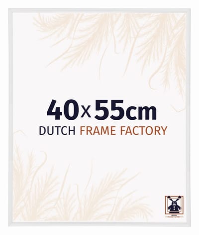 Fotolijst 40x55 cm - Kunststof - Wit Hoogglans - Angers
