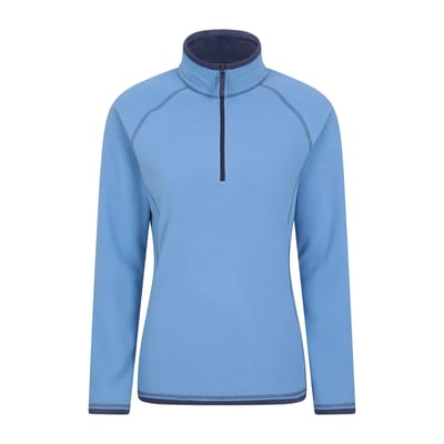 Mountain Warehouse Dames/Dames Montana Half Zip Fleece Top (Donkerblauw)