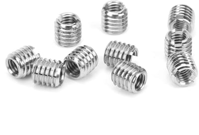 Set van 10 M6 M4 Draad Inserts en Verbindingsmoeren voor Lock Wire en Reparatie van Pijpen en Fittingen