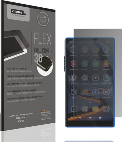 dipos FLEX – Matte Privacy Screenprotector geschikt voor MECHEN X52-B | Volledige Schermbescherming | Case-Friendly