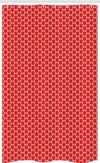 ABAKUHAUS Douchegordijn 120x180 – mintgroen & koraal, polyester