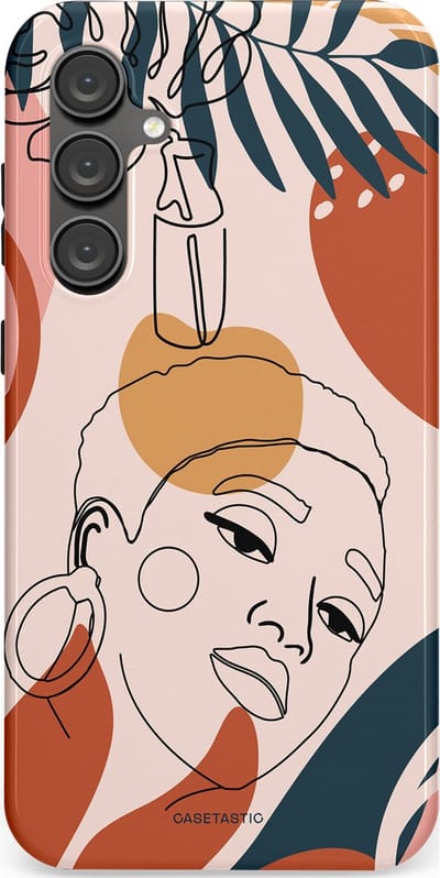 Casetastic Hoesje Geschikt voor Samsung S23 FE - Stijlvolle Beschermende Duo-layer Case - Ochtend blush