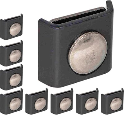 Verbindingsstukken Hek - Paneel Koppeling - Panelen Bevestigen - Duurzaam Metaal - 10 Stuks - Zilverkleurig