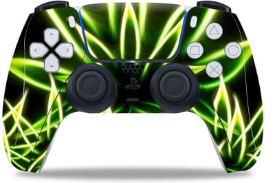 Glowing Weed - Controller skin - Sticker geschikt voor de PS5