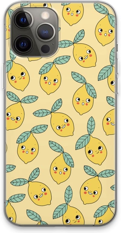 Case Company® - Hoesje geschikt voor iPhone 13 Pro Max hoesje - Citroenen - Soft Cover Telefoonhoesje - Bescherming aan alle Kanten en Schermrand