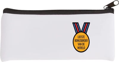 Akyol - liefste bonusbroer van de wereld Etui - Broer - de liefste bonusbroer - verjaardagscadeau - verjaardag - cadeau - cadeautje voor broer - broer artikelen - kado - geschenk - gift - 20 bij 9 cm