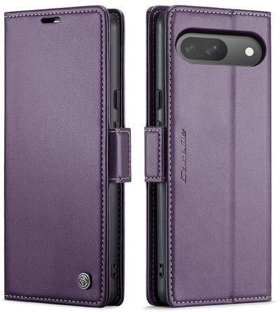 CaseMe Hoesje - Geschikt voor Google Pixel 10 / Pixel 10 Pro Hoesje - CaseMe 023 Wallet Book Case - Paars