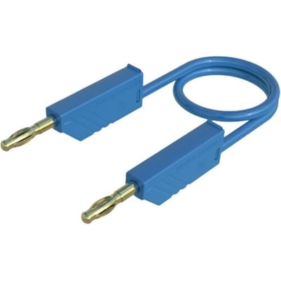 Hirschmann Test & Measurement MLN 25/2,5 BL Meetsnoer Banaanstekker 4 mm Banaanstekker 4 mm 25.00 cm Blauw 1 stuk(s)