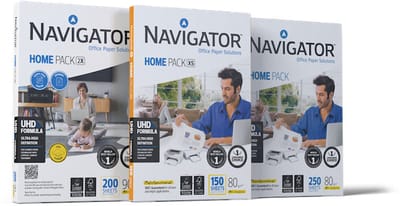 Navigator Home Pack papier voor inkjetprinter A4 (210x297 mm) 250 vel Wit