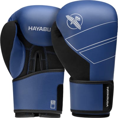 Hayabusa S4 Bokshandschoenen - Echt Leer - Blauw 16 oz