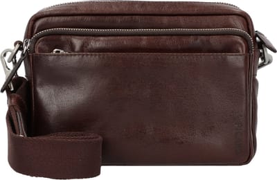 PICARD Leren Schoudertas Buddy Clutch and Crossbody Cafe Bruine