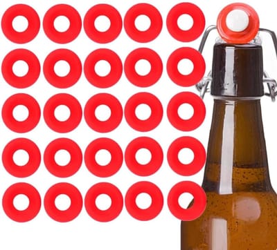 Dailygoods- Siliconen Pakkingen 25 Stuks - Grolsch Flip- Fles