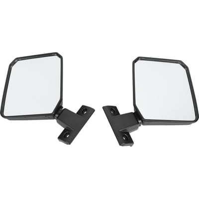 Linker Rechter Achteruitkijkspiegel Bestuurders- en Passagierszijde Deurspiegel voor LandCruiser 70 75 78 Serie 1985‑2013 white