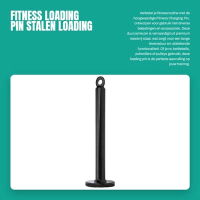 Dailygoods- Gewichtspinnen - Roestvrij Staal - Hoogwaardige Kwaliteit - Verstelbare Lengte - Geschikt voor Fitness - Duurzaam Ontwerp - 20x220mm/20x320mm/48x320mm
