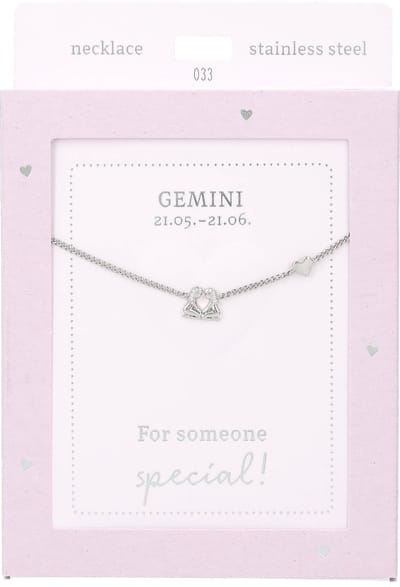 Depesche - Ketting "Heart of Gold" - mot. 033 - Gemini