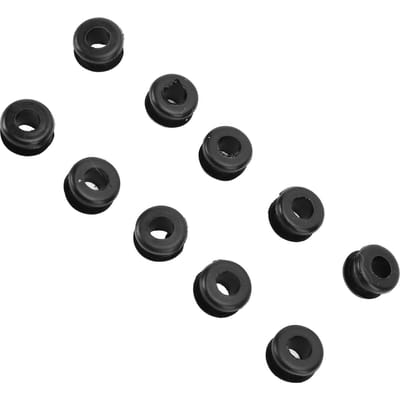 Vervanging Dempers Plafondventilator Geluidsarm Rubberen Afdichtingen voor Ventilator voor Geluidsreductie Zwart 10 STUKS black