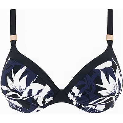 Femilet Sw Bra Tshirt Plunge Dark Flowers Maat: D70 | Bikini's Outlet | Dames | Goud