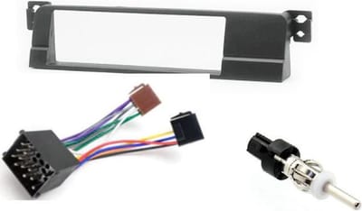 bmw e46 3-serie 1-din inbouwframe met kabel en antenne | montage kit autoradio