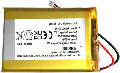 Vervangende 4000mAh 3.7V Batterij voor Draadloze Mechanische Toetsenborden zoals K2, K4, K6 en K8 met Lange Levensduur en Betrouwbare Prestaties